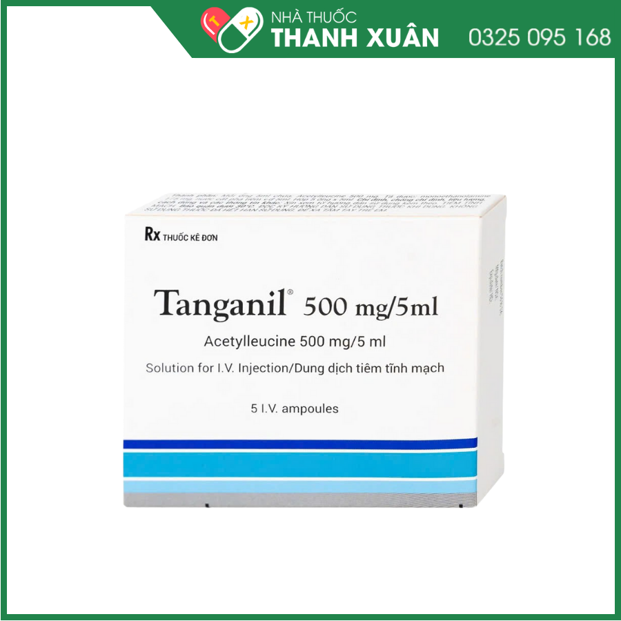 Tanganil 500mg/ 5ml thuốc điều trị chóng mặt